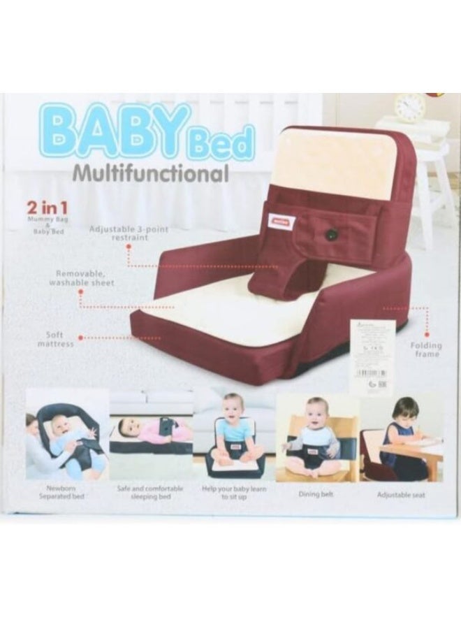 آي بيبي كرسي وداعم مريح للأطفال – نوم واسترخاء آمن، عملي للبيت والسفر مع وسادة ناعمة - Image 5